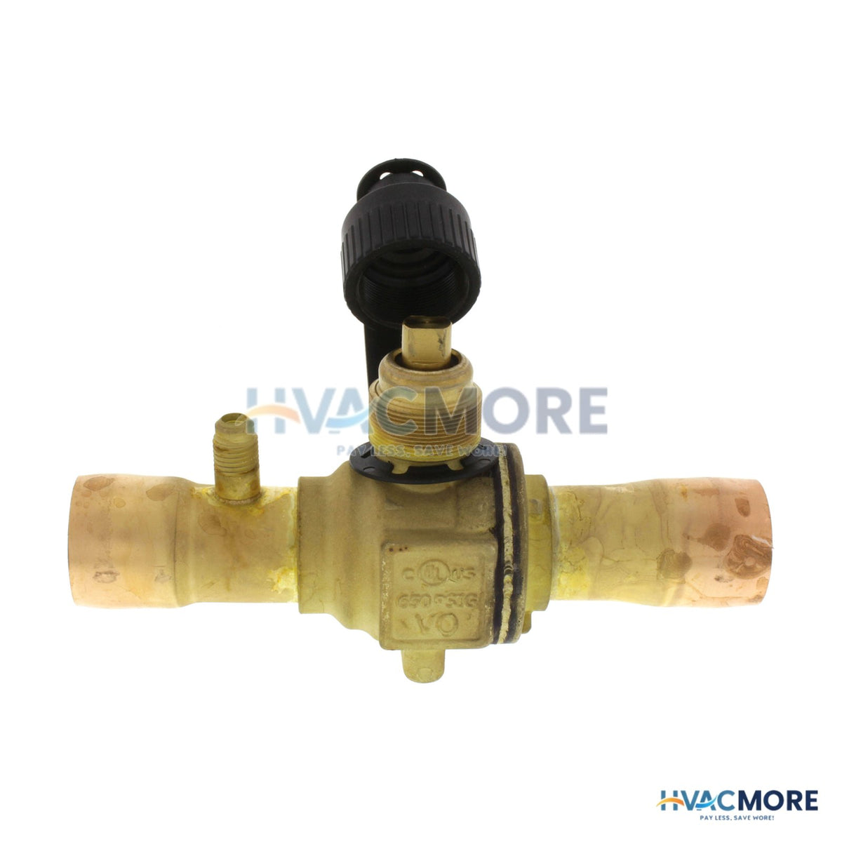 White Rodgers 1-1/8" ODF BVS Series Refrigeration Ball Valve W/ Access Valve (R-410A) 806759