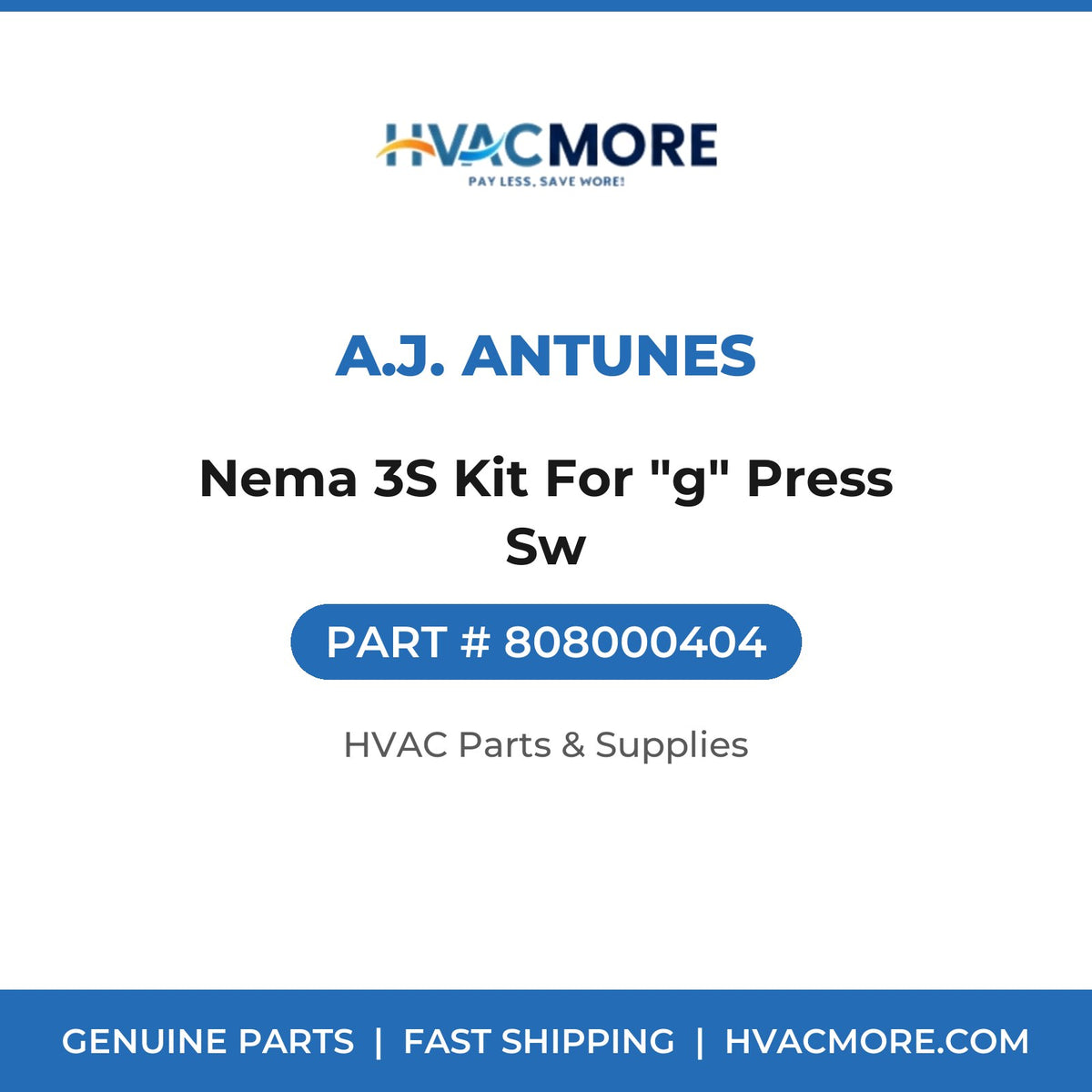 A.J. Antunes Nema 3S Kit For "g" Press Sw 808000404
