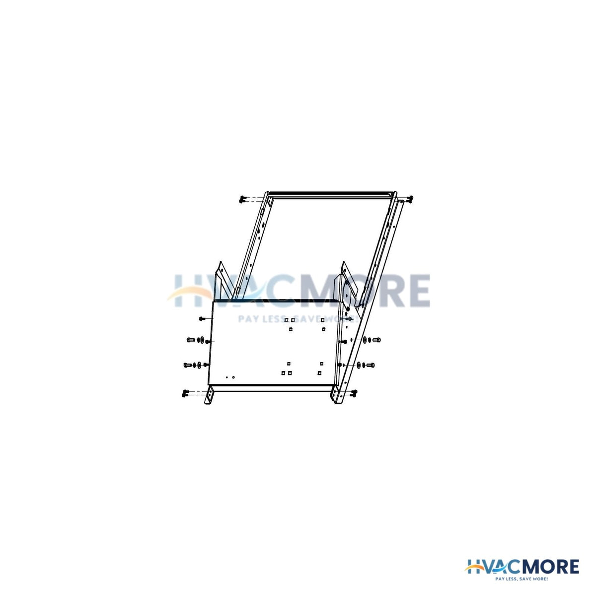 Lennox 604791-07, Belt-Drive Blower Motor Mounting Base 80W86