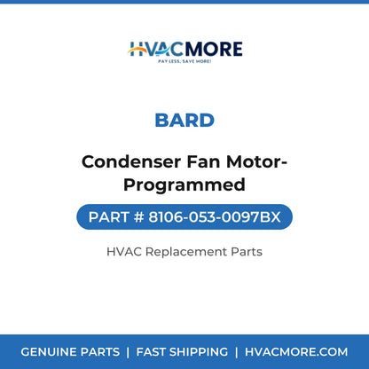 Bard Condenser Fan Motor-Programmed 8106-053-0097BX