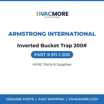 Armstrong International Inverted Bucket Trap 200# 811-1-200