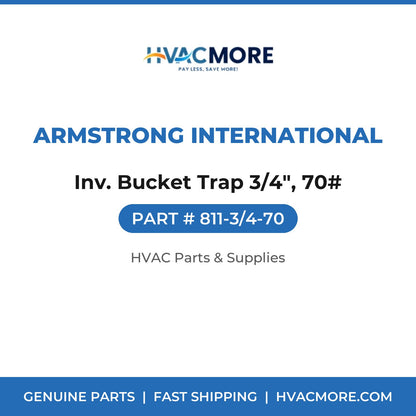 Armstrong International Inv. Bucket Trap 3/4", 70# 811-3/4-70
