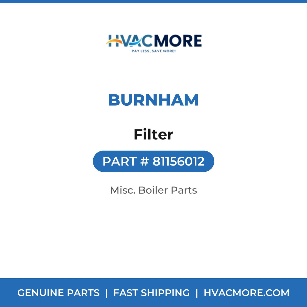 Burnham Filter 81156012