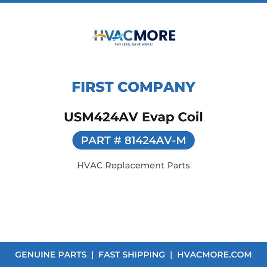 First Company USM424AV Evap Coil 81424AV-M