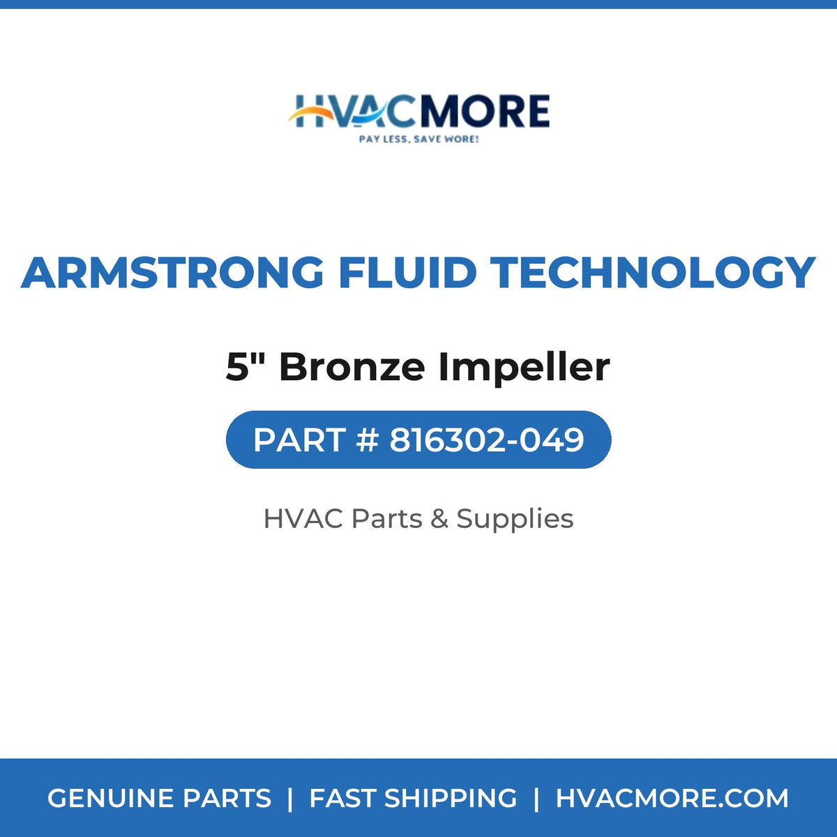Armstrong Fluid Technology 5" Bronze Impeller 816302-049