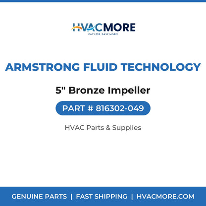 Armstrong Fluid Technology 5" Bronze Impeller 816302-049