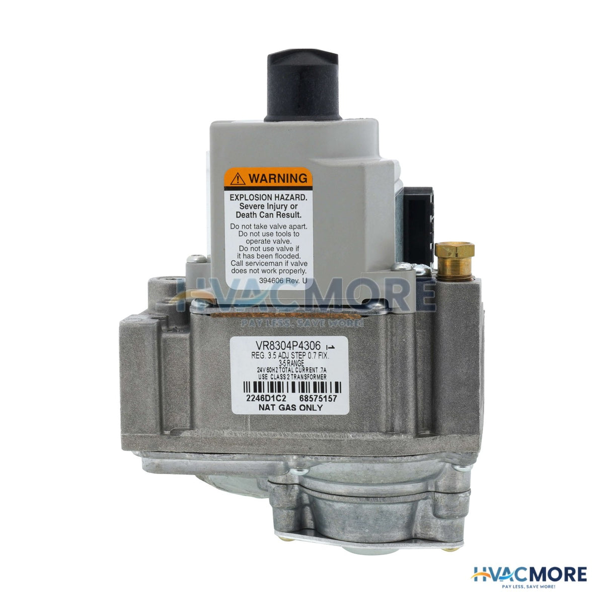 Burnham Natural Gas Valve IN7-IN11, VR8304P4306 81660161