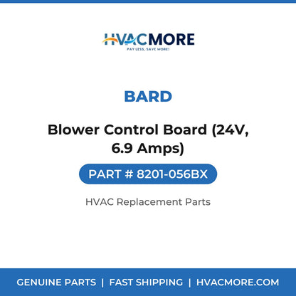 Bard Blower Control Board (24V, 6.9 Amps) 8201-056BX