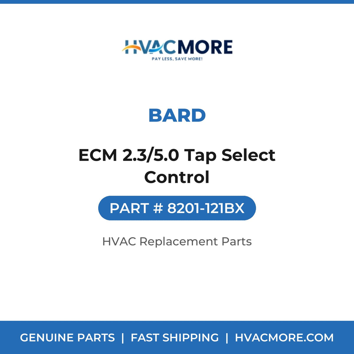 Bard ECM 2.3/5.0 Tap Select Control 8201-121BX