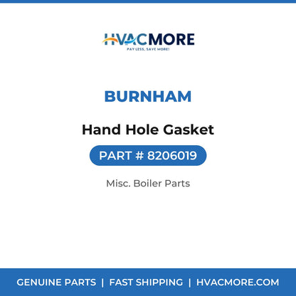 Burnham Hand Hole Gasket 8206019