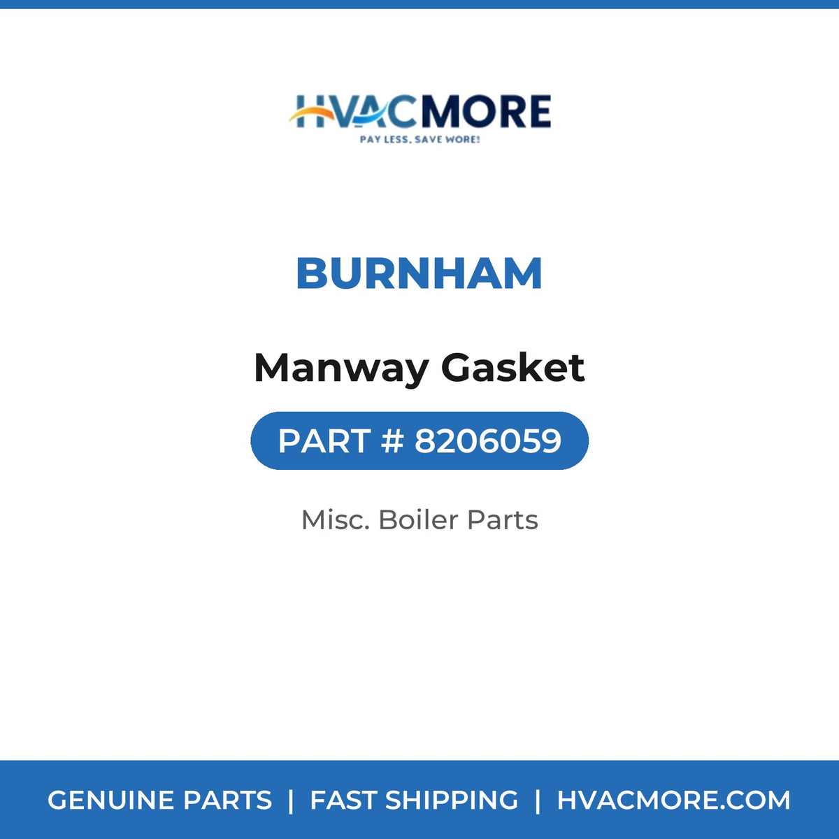 Burnham Manway Gasket 8206059