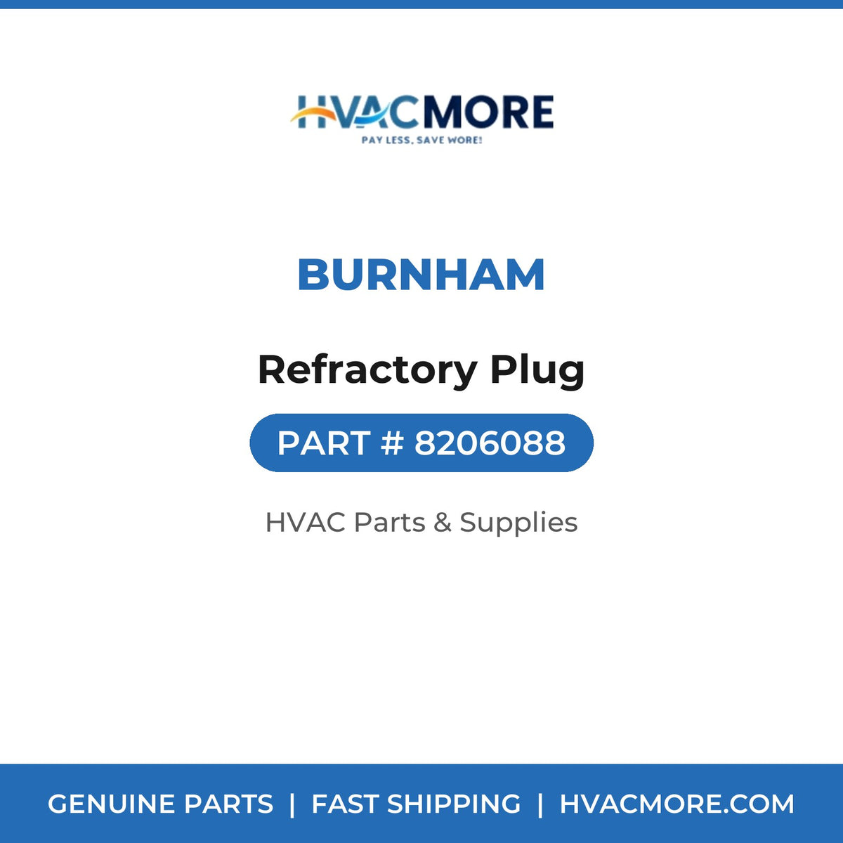 Burnham Refractory Plug 8206088