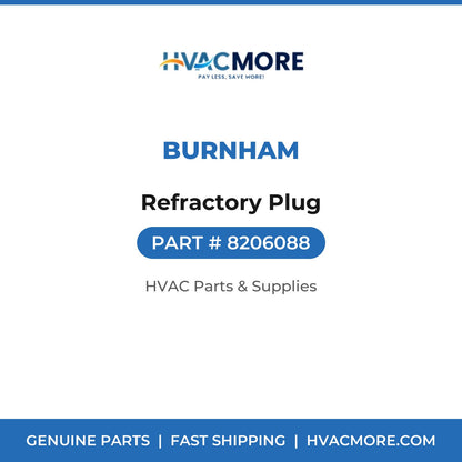 Burnham Refractory Plug 8206088