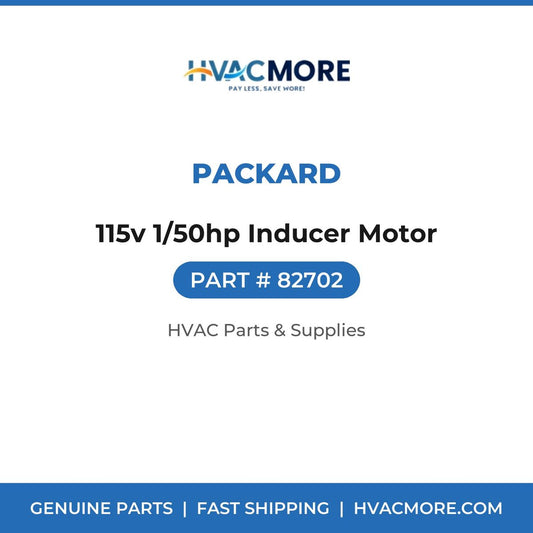 Packard 115v 1/50hp Inducer Motor 82702