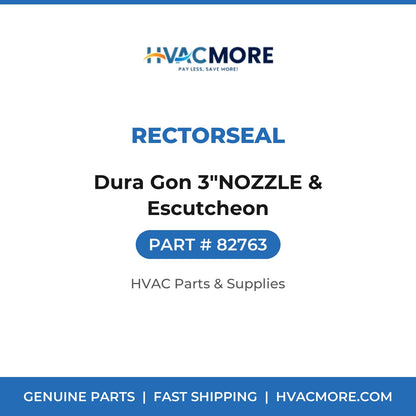 Rectorseal Dura Gon 3"NOZZLE & Escutcheon 82763