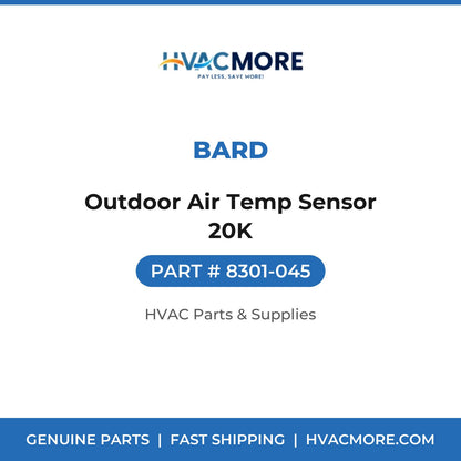 Bard Outdoor Air Temp Sensor 20K 8301-045