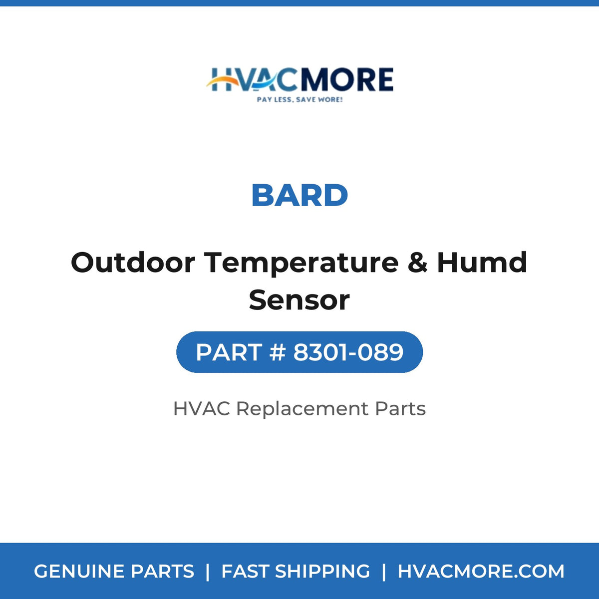 Bard Outdoor Temperature & Humd Sensor 8301-089
