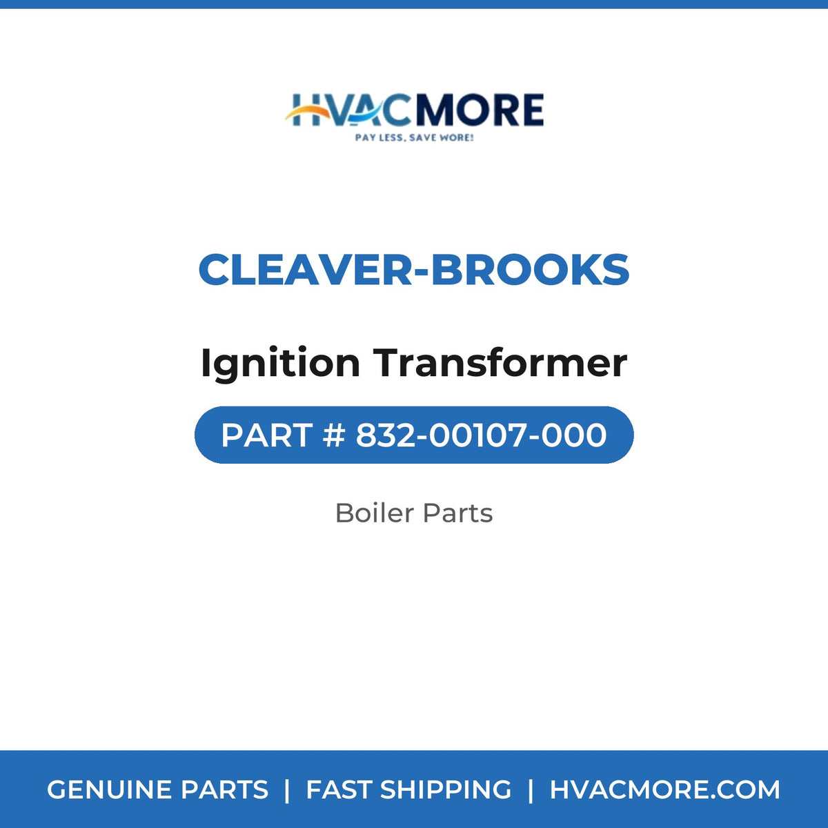 Cleaver-Brooks Ignition Transformer 832-00107-000