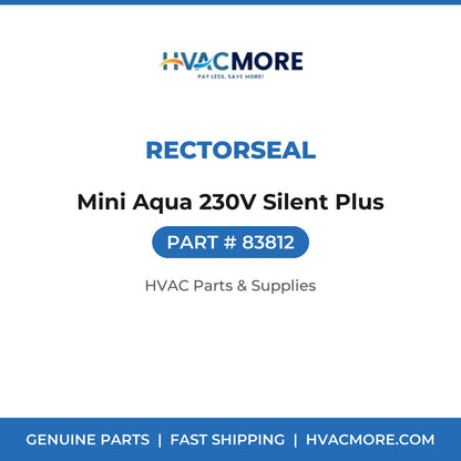 Rectorseal Mini Aqua 230V Silent Plus 83812