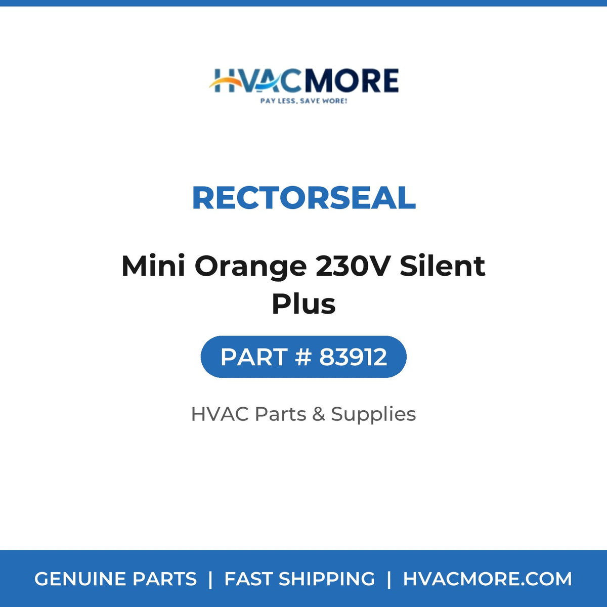 Rectorseal Mini Orange 230V Silent Plus 83912