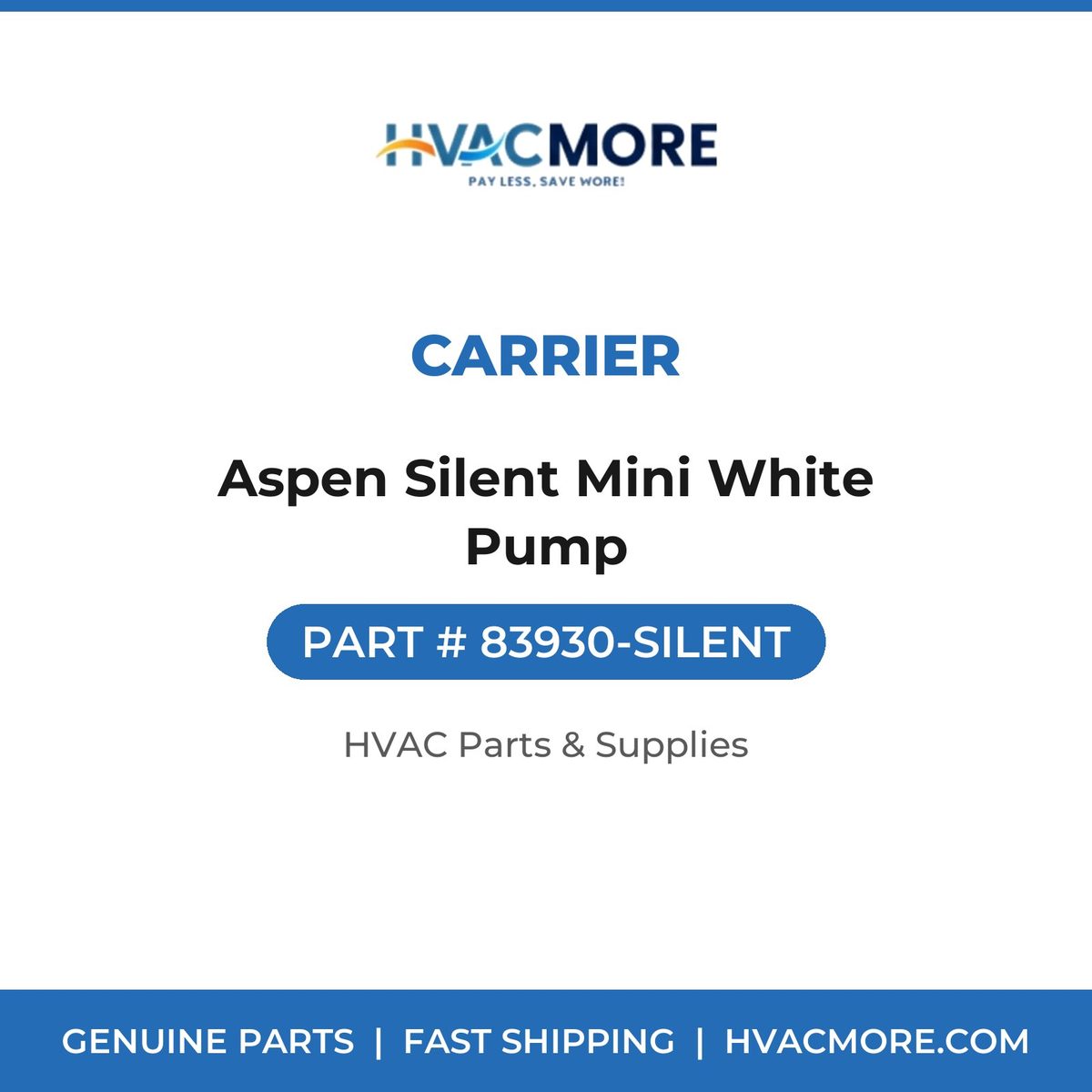 Carrier Aspen Silent Mini White Pump 83930-SILENT