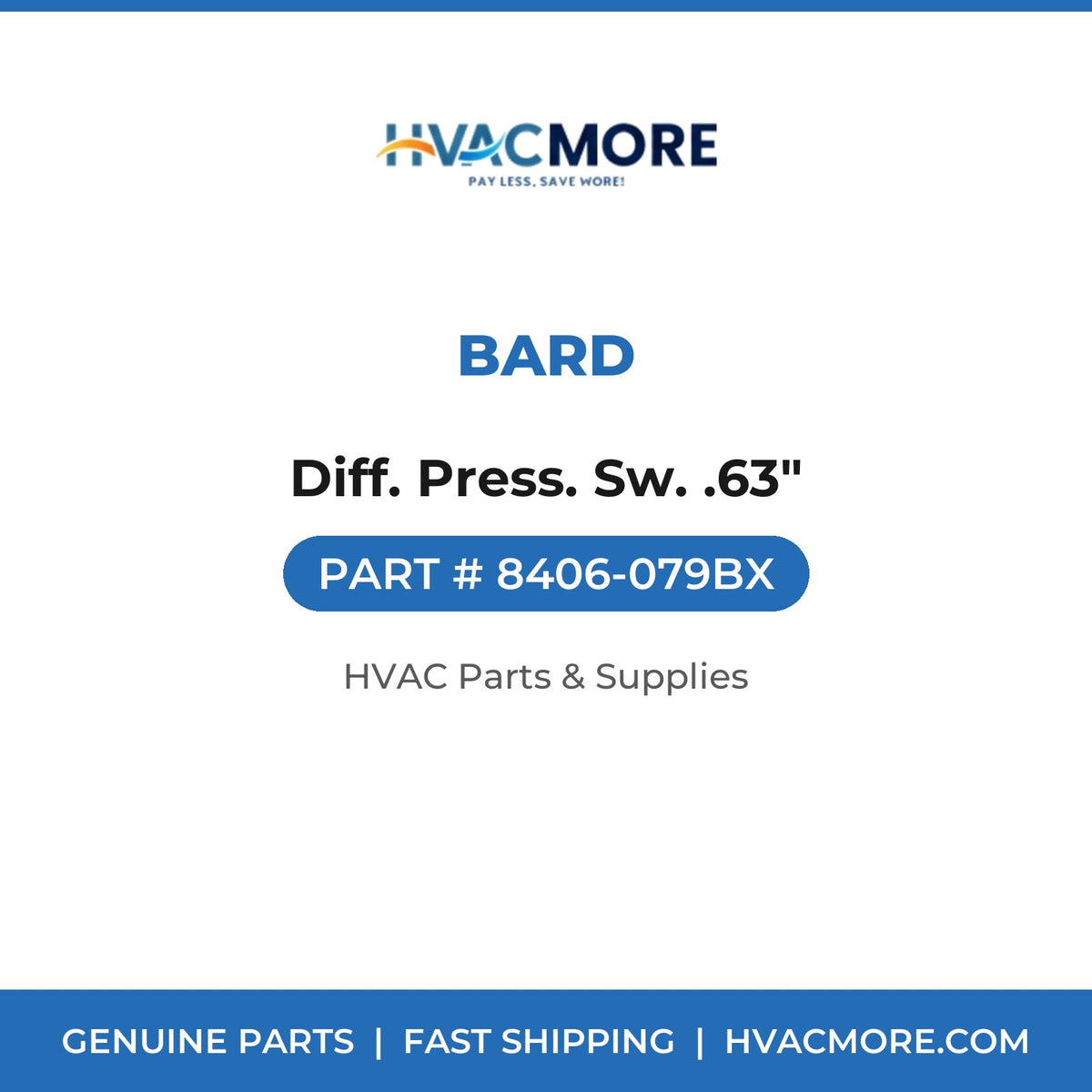 Bard Diff. Press. Sw. .63" 8406-079BX