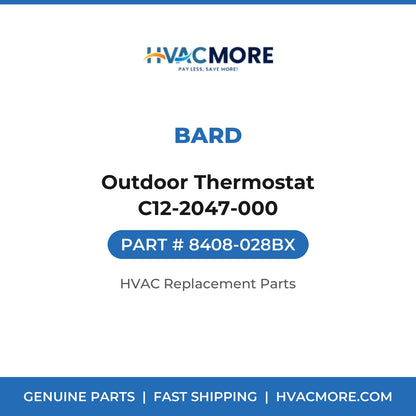 Bard Outdoor Thermostat C12-2047-000 8408-028BX