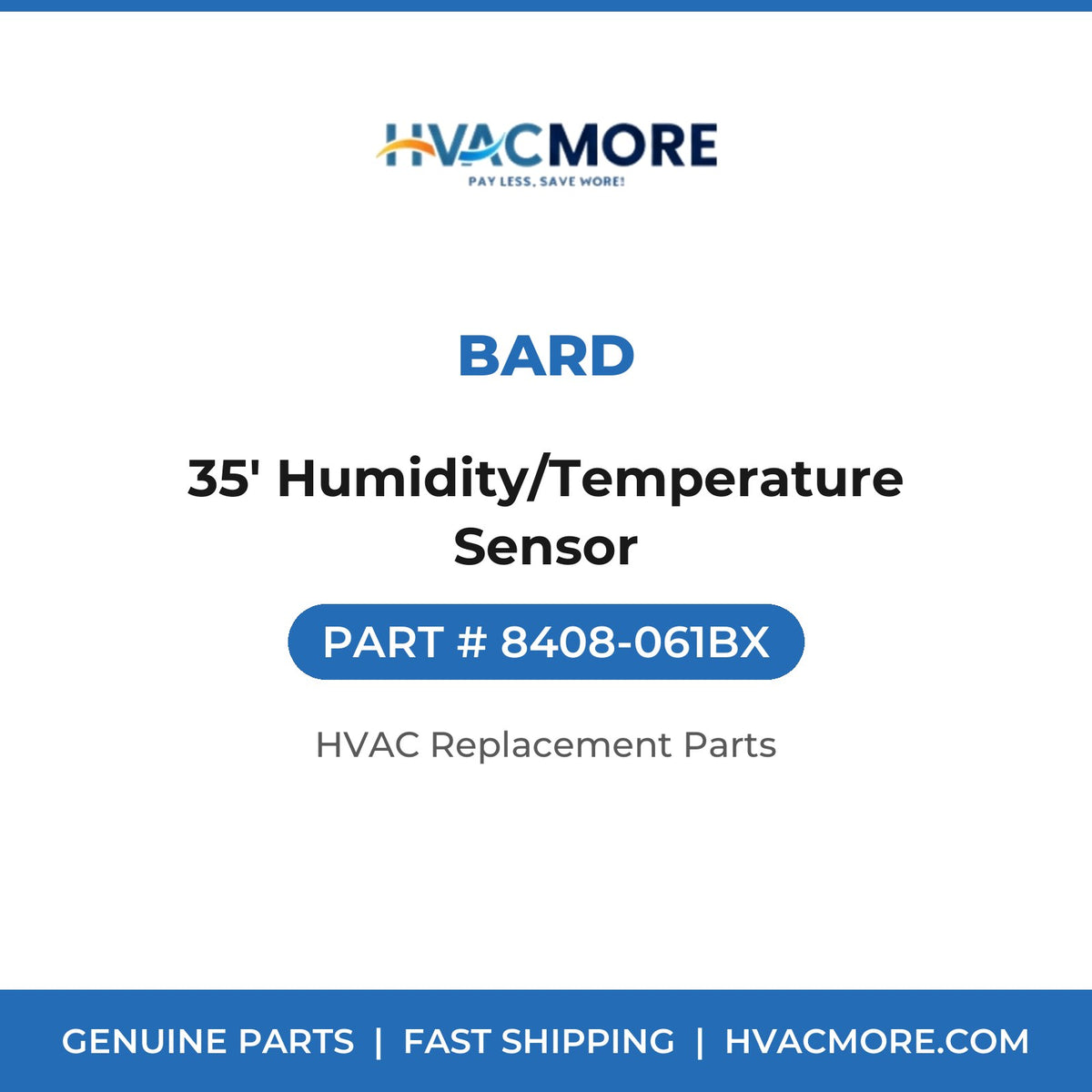 Bard 35' Humidity/Temperature Sensor 8408-061BX