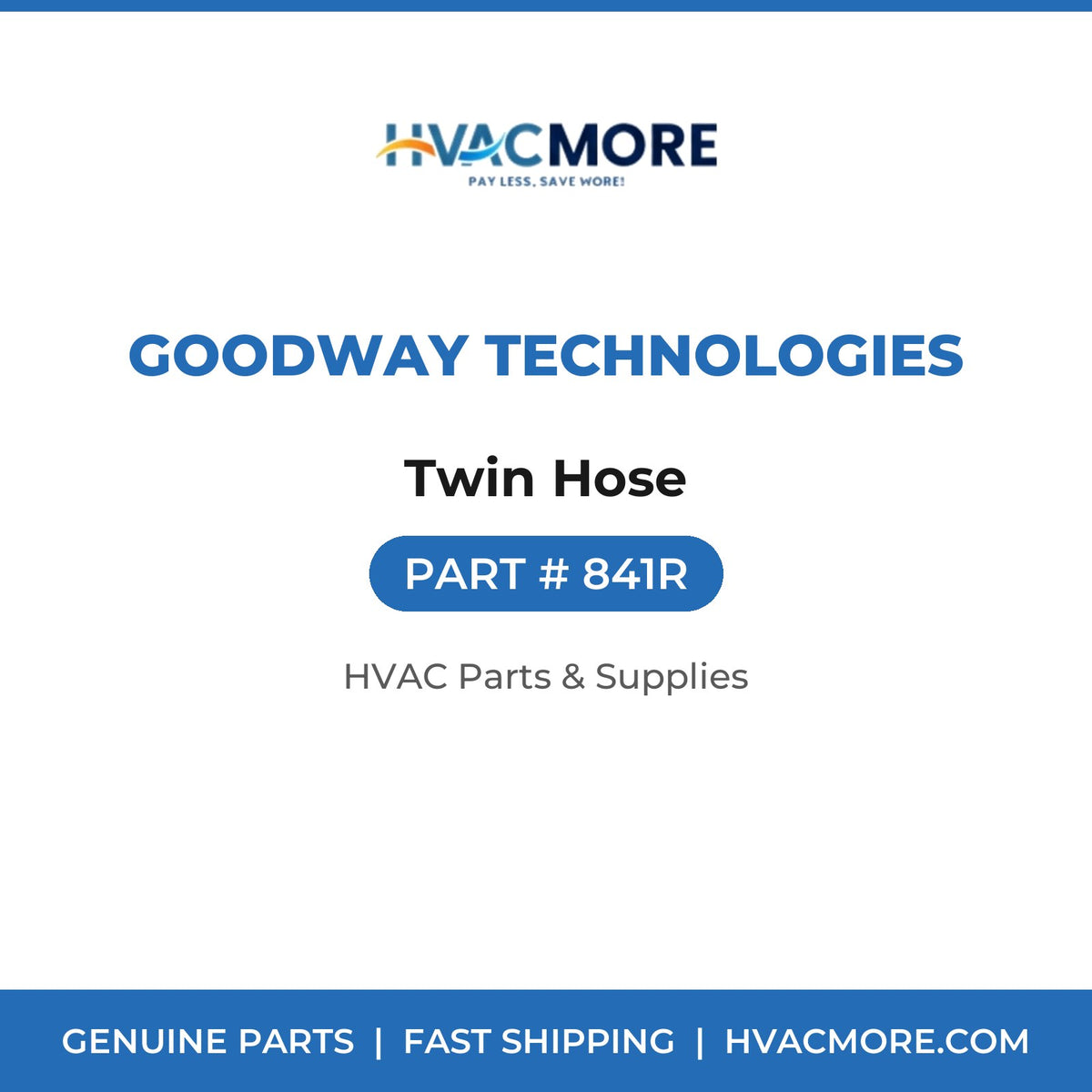 Goodway Technologies Twin Hose 841R