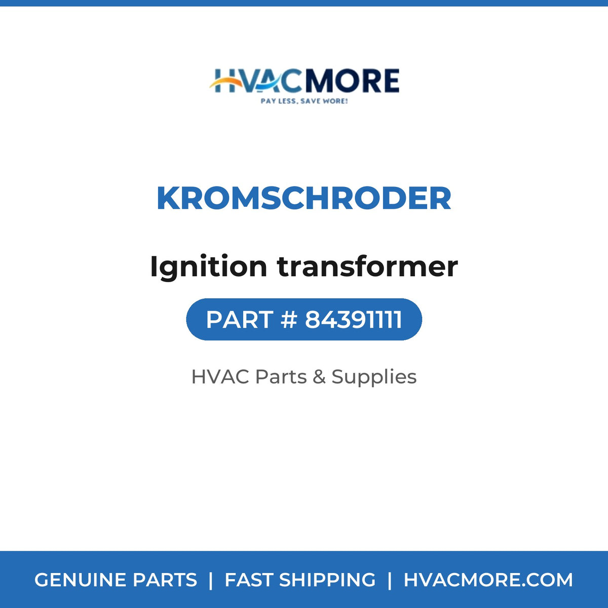 Kromschroder Ignition transformer 84391111