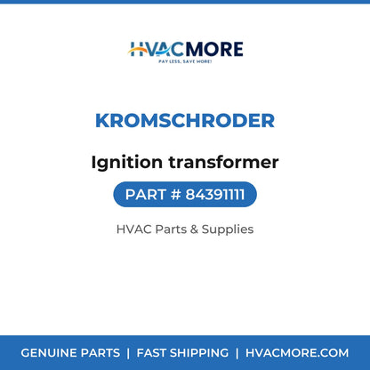 Kromschroder Ignition transformer 84391111