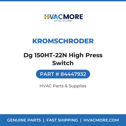 Kromschroder Dg 150HT-22N High Press Switch 84447932