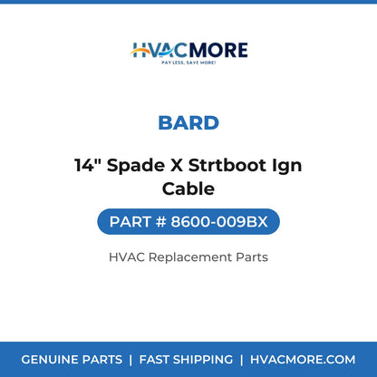 Bard 14" Spade X Strtboot Ign Cable 8600-009BX