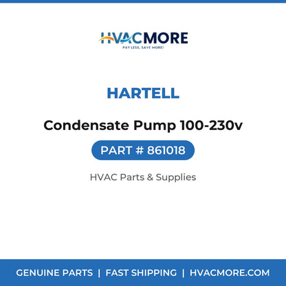 Hartell Condensate Pump 100-230v 861018
