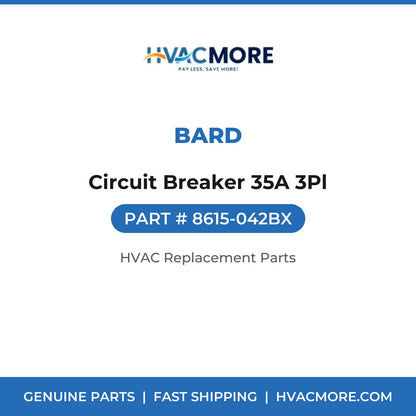 Bard Circuit Breaker 35A 3Pl 8615-042BX
