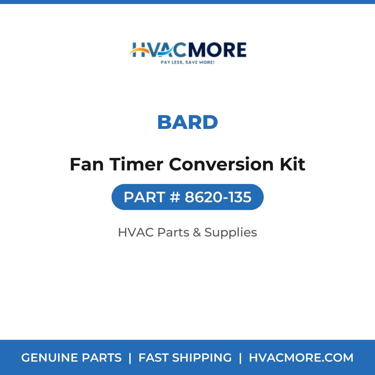 Bard Fan Timer Conversion Kit 8620-135