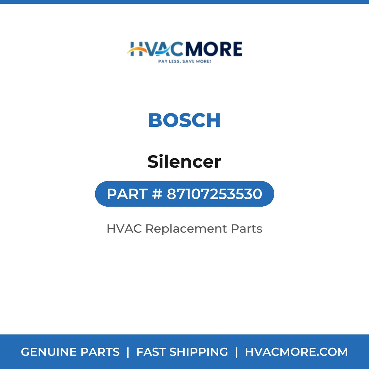 Bosch Silencer 87107253530
