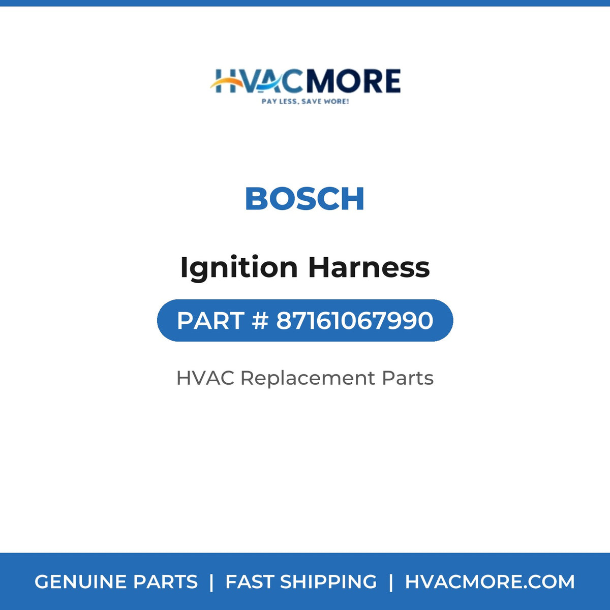 Bosch Ignition Harness 87161067990
