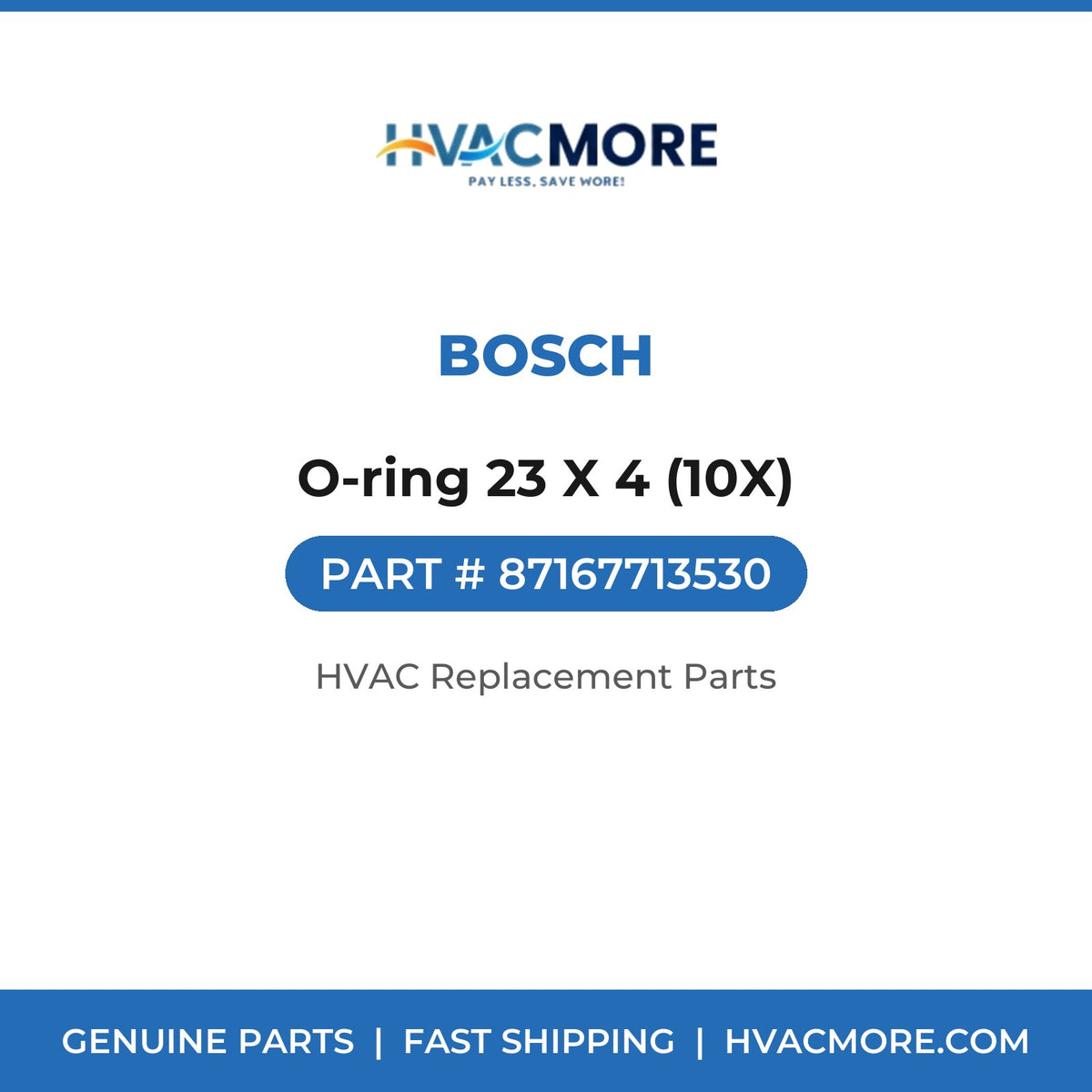 Bosch O-ring 23 X 4 (10X) 87167713530