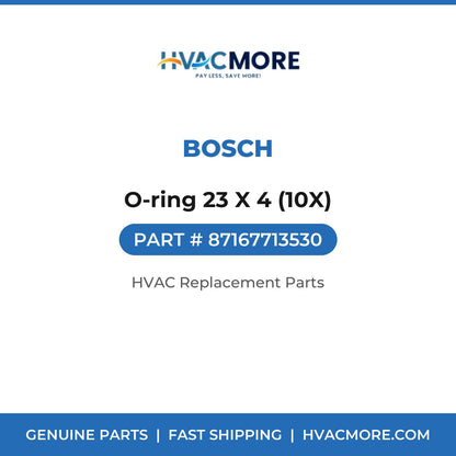 Bosch O-ring 23 X 4 (10X) 87167713530