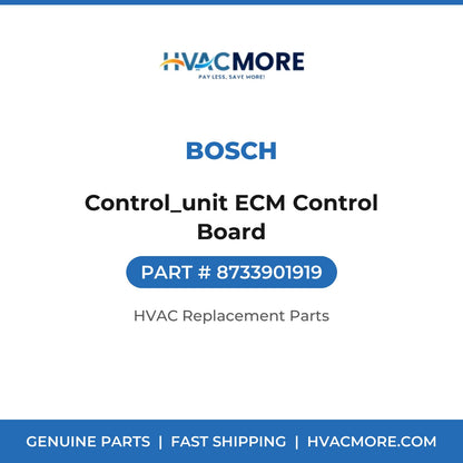 Bosch Control_unit ECM Control Board 8733901919
