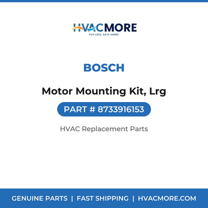 Bosch Motor Mounting Kit, Lrg 8733916153