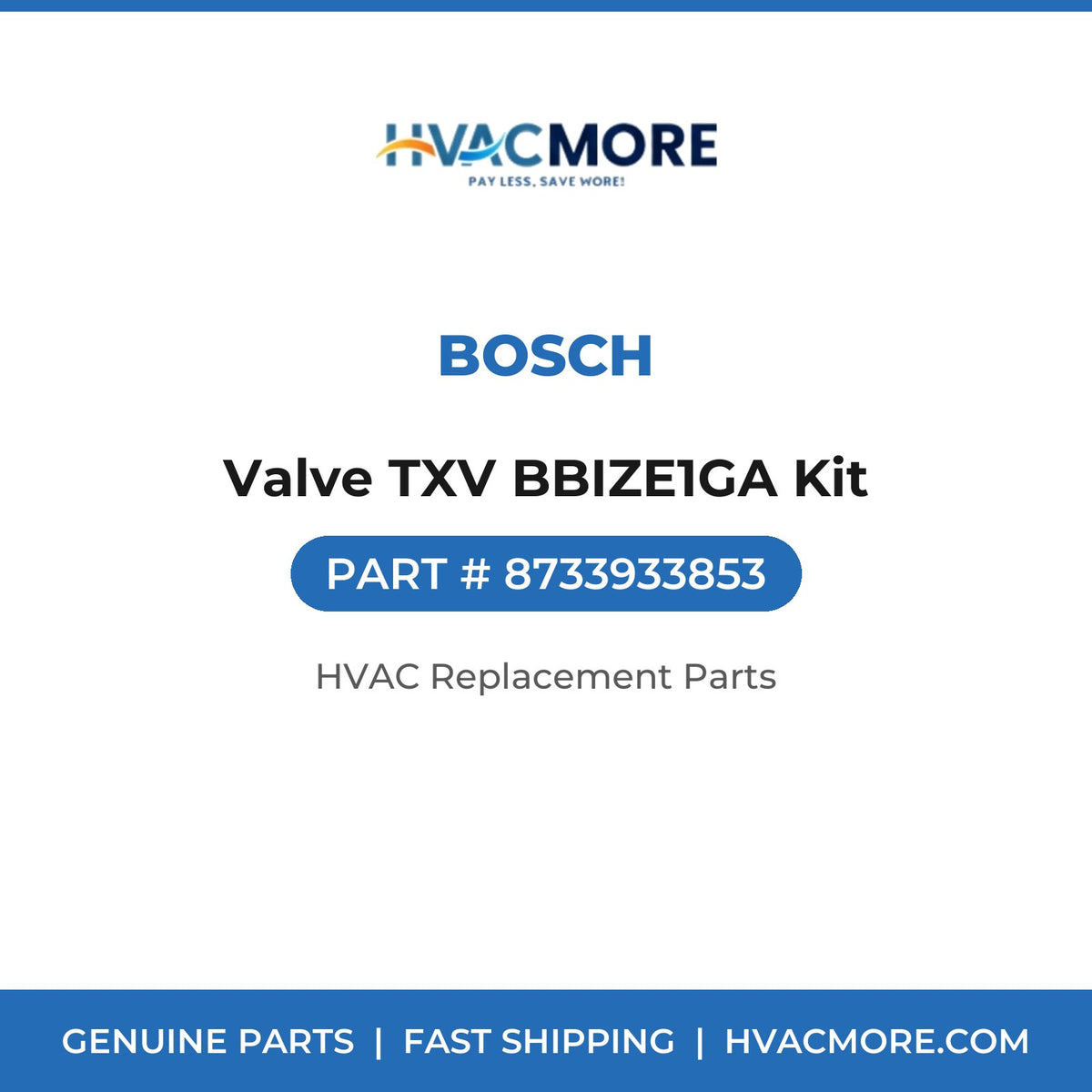 Bosch Valve TXV BBIZE1GA Kit 8733933853