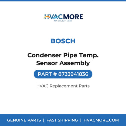 Bosch Condenser Pipe Temp. Sensor Assembly 8733941836