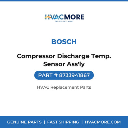 Bosch Compressor Discharge Temp. Sensor Ass'ly 8733941867