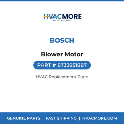 Bosch Blower Motor 8733951887