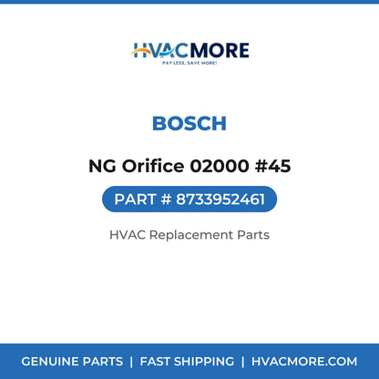 Bosch NG Orifice 02000 #45 8733952461