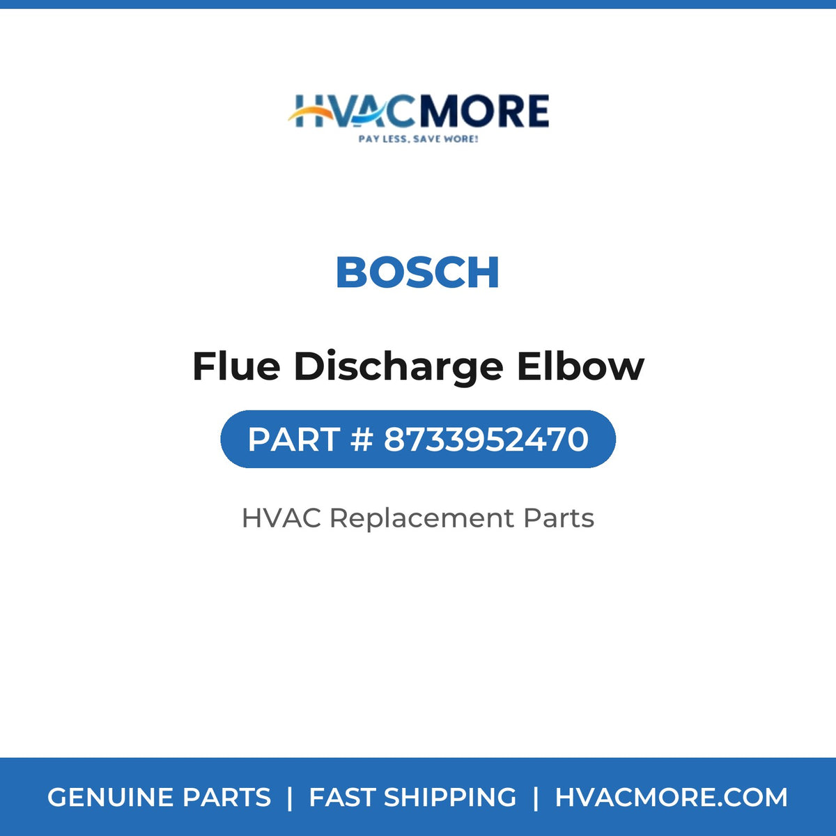 Bosch Flue Discharge Elbow 8733952470