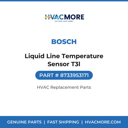 Bosch Liquid Line Temperature Sensor T3l 8733953171