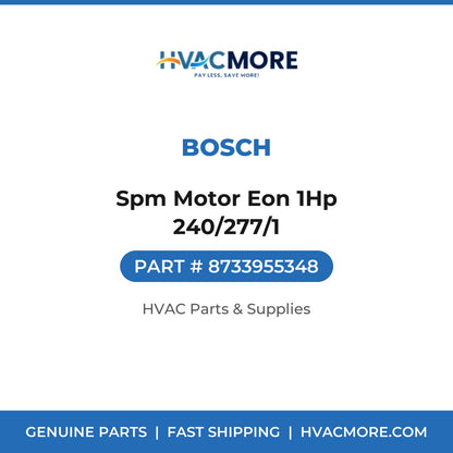 Bosch Spm Motor Eon 1Hp 240/277/1 8733955348